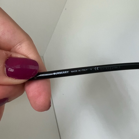 BURBERRY London 1318 Unisex prescription Eyeglasses Black Made in Italy - Picture 5 of 16